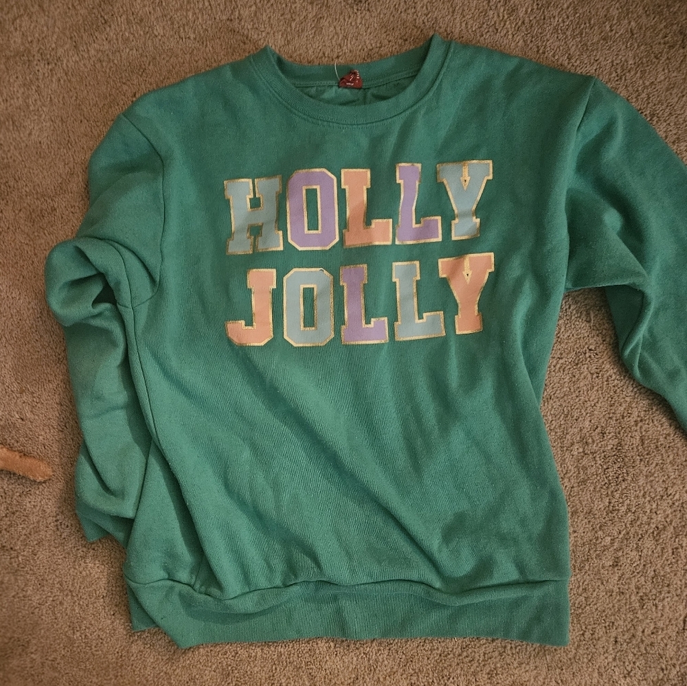 Holly jolly sweater size small